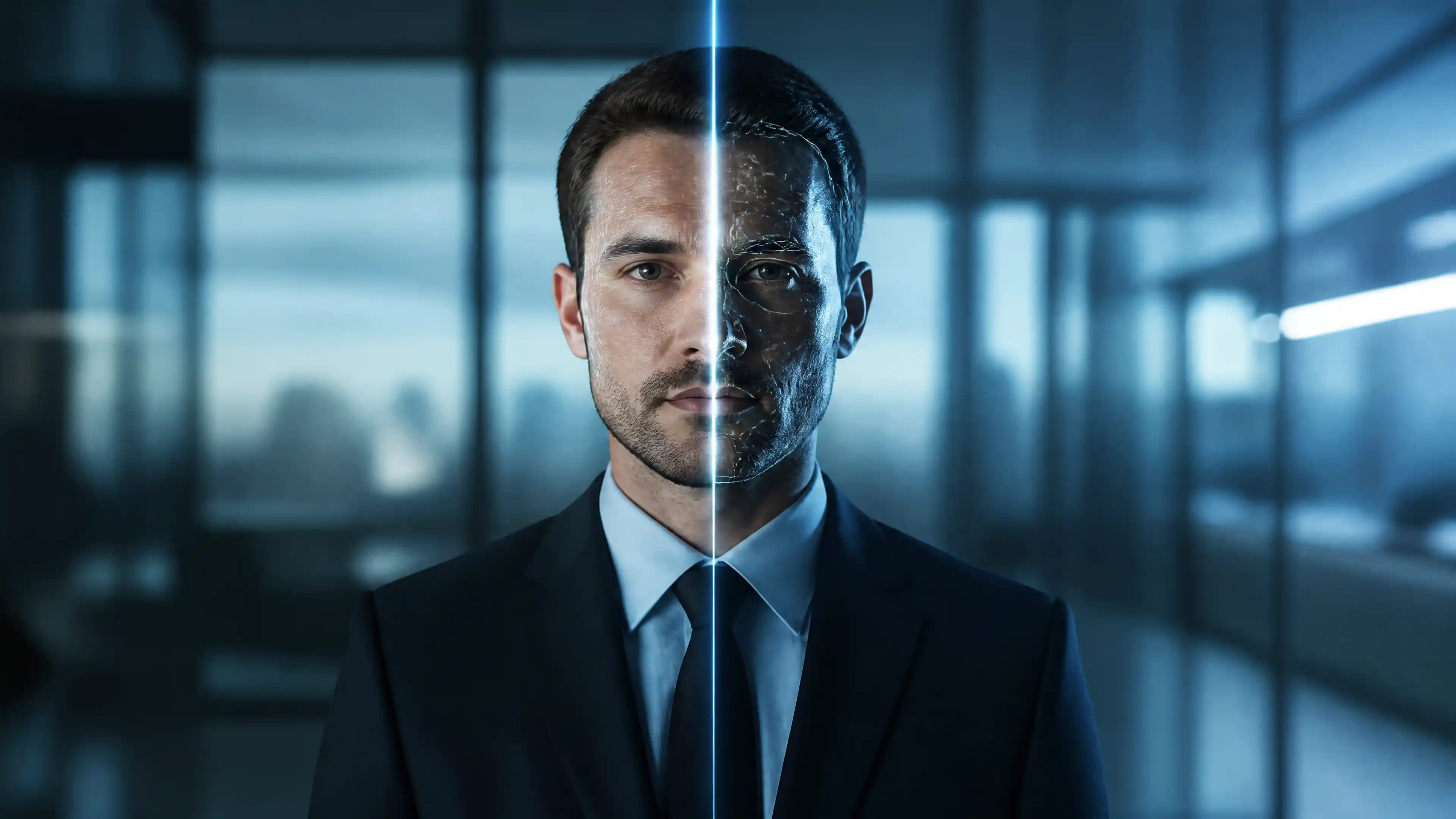 Deepfake fraud using AI-generated voices, videos, and identities to impersonate business executives and target organizations